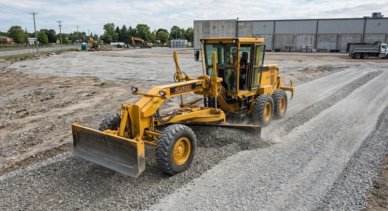 Gravel Parking Lot Grading in Atlanta, GA