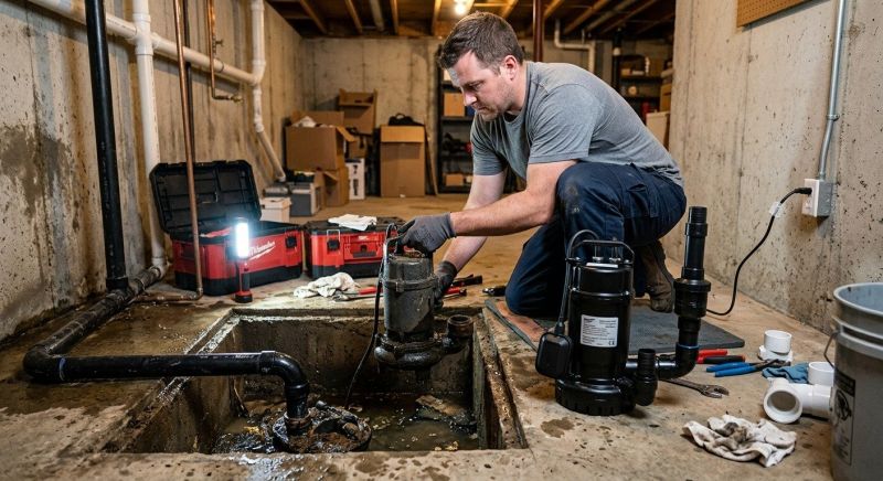 Sump Pump Relocation in Pompano Beach, FL