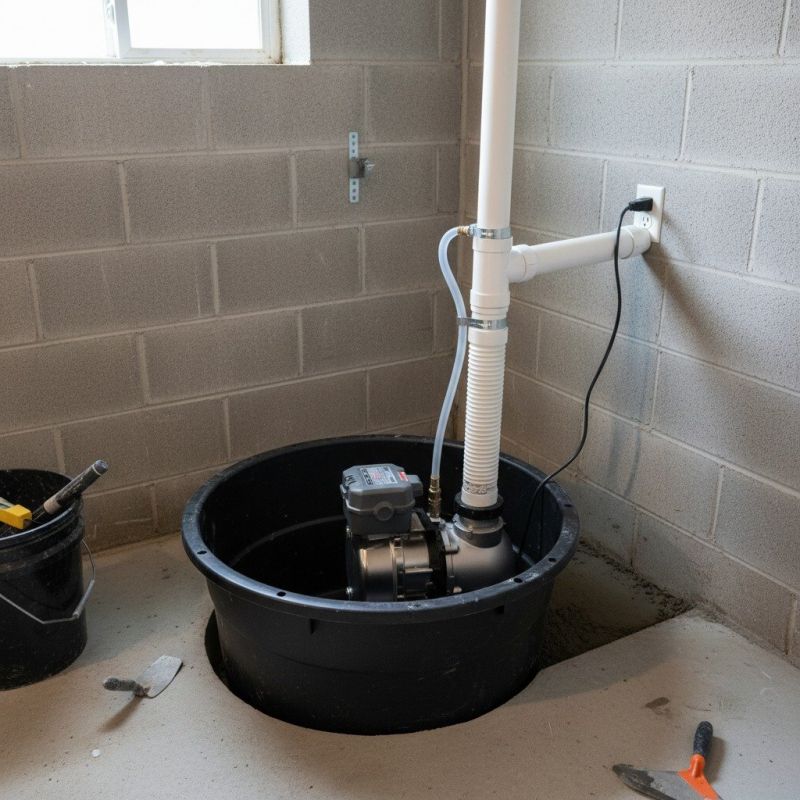 Basement Drainage Installation in Manchester, NH