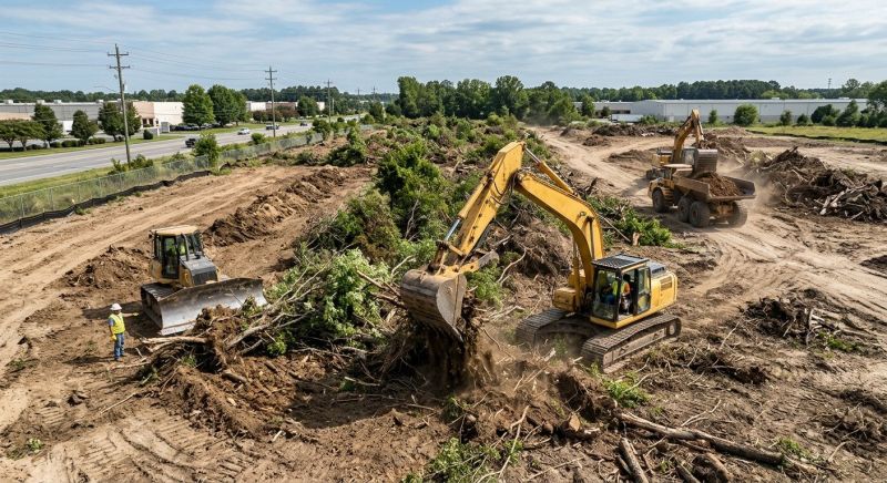 Commercial Land Clearing in Houston, TX