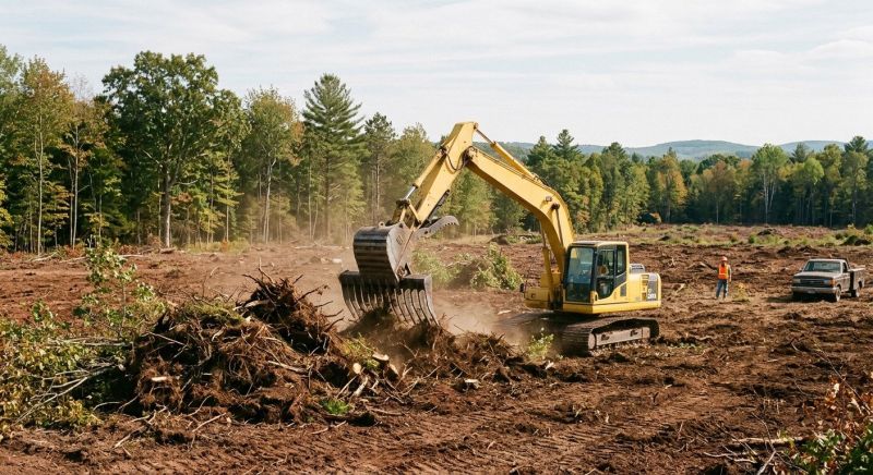 Construction Site Land Clearing in Katy, TX
