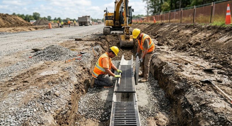 Drain Trenching in Houston, TX