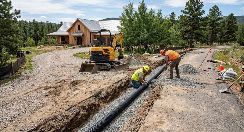 Drainage Trench Installation in Atlanta, GA