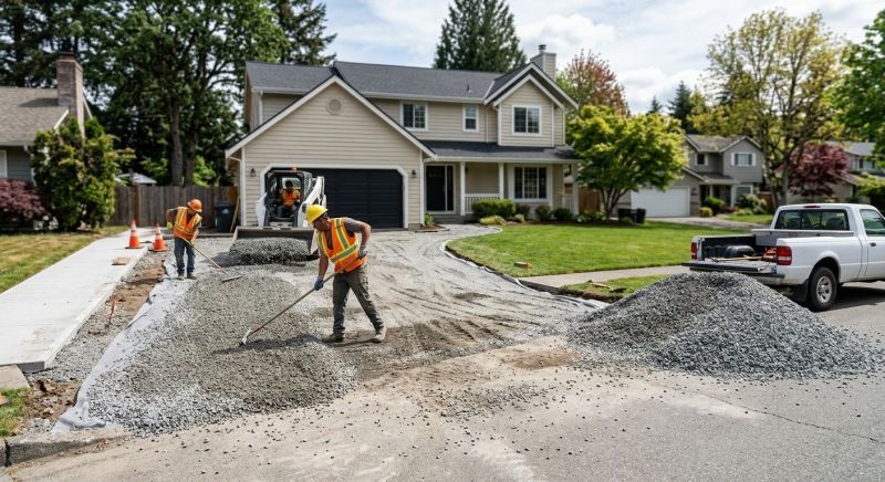 Gravel Pouring in Waldorf, MD