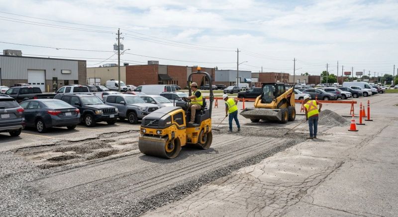 Parking Lot Leveling in Orem, UT