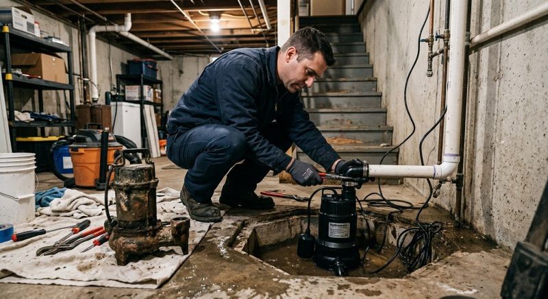 Sump Pump Installation in Mobile, AL