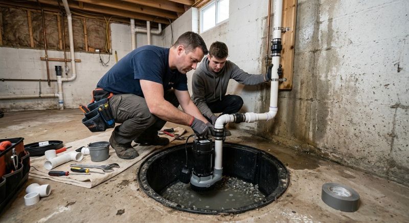 Sump Pump Installation in Huntsville, AL