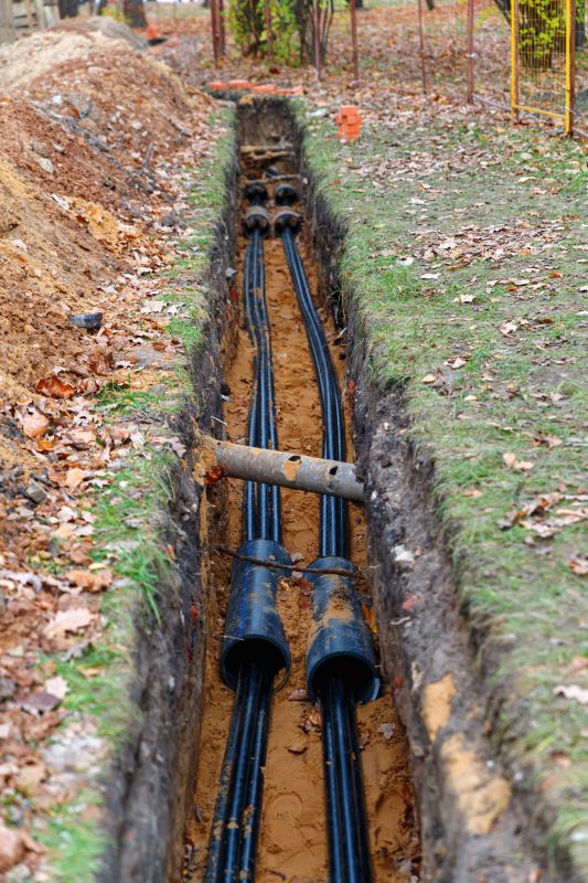 Installing Conduits in Trenches